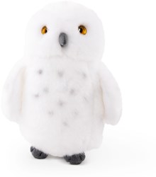 Living Nature chouette blanche peluche - jouet en peluche hibou petit