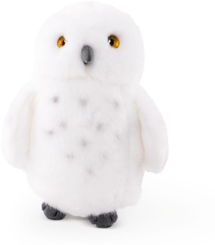 Living Nature chouette blanche peluche - jouet en peluche hibou petit