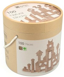 Andreu Toys ANDREU - 100 blocs de bois vierges