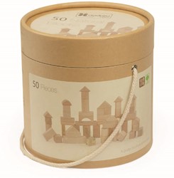 Andreu Toys ANDREU - 50 blocs de bois vierges