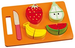 Andreu Toys jouet éducatif - Petit plateau de fruits en bois