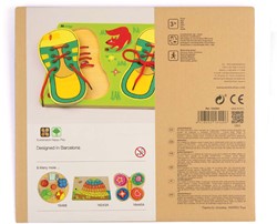 Andreu Toys ANDREU - Chaussures à lacets puzzle
