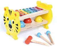 Andreu Toys jouet en bois xylophone tigre jeu éducatif musique