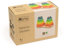 Andreu Toys ANDREU - Formes empilables arc-en-ciel