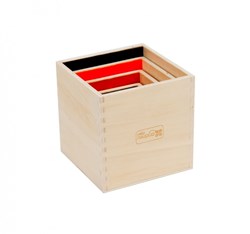 Andreu Toys stapelblokken - transparant educatief speelgoed multicolor
