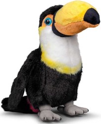 Tobar knuffel toucan pluche speelgoed kleurrijk en zacht