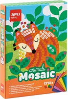APLI Kids APLI - Mousse Mosaïque Animale (4 cartes, 10 mousses)