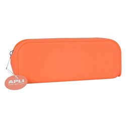 APLI Kids etui siliconen oranje - flexibel en waterbestendig