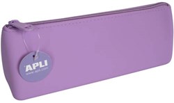 APLI Kids etui siliconen Soft Nordic lila waterdicht flexibel