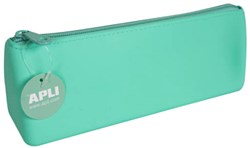 APLI Kids etui siliconen Soft Nordic pastelgroen waterdicht flexibel