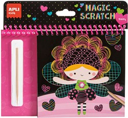 APLI Kids APLI - Fee Kras Kleuren Boek (8 vel)