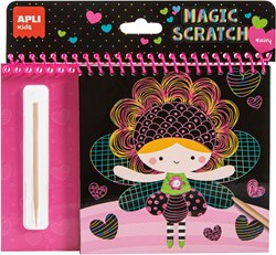 APLI Kids APLI - Fee Kras Kleuren Boek (8 vel)