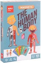APLI Kids educatief magneetspel menselijk lichaam 63-delig anatomie