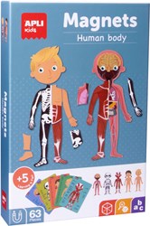 APLI Kids APLI - Menselijk Lichaam Magneetkaart 63-delig