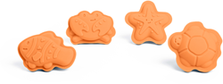 Bigjigs Moules à Sable Abricot Orange Personnage