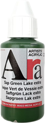 Ara acrylverf groene verf Sap Green Lake Extra 100 ml kunstenaarsverf