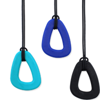 ARK Therapeutic kauwketting speelgoed grijs XXT - bijtketting voor kinderen Ons dunste kauwsieraad, extra zacht en discreet voor tieners en volwassenen.-2