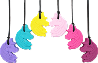 ARK Therapeutic sensorische kauwketting Chewnicorn voor kinderen en volwassenen Kauwketting in eenhoornvorm met hart en ster, voor lichte tot matige kauwers.-2