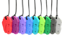 ARK Therapeutic kauwketting sensorisch speelgoed T-Rex XXT koningsblauw Stevige, brede kauwketting in T-Rex-vorm, geliefd bij dinofans, voor kinderen en volwassenen.-2