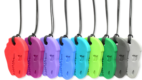ARK Therapeutic kauwketting sensorisch speelgoed T-Rex XXT koningsblauw Stevige, brede kauwketting in T-Rex-vorm, geliefd bij dinofans, voor kinderen en volwassenen.-2