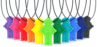 ARK Therapeutic sensorische kauwketting robot voor kinderen en volwassenen Speelse, robotvormige kauwketting met veel textuur voor sensorische zoekers.-2