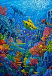 Castorland puzzel Atlantis 1500 stukjes - legpuzzel kunst