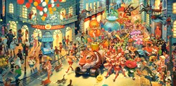 Castorland puzzel Carnaval in Rio - 4000 stukjes legpuzzel