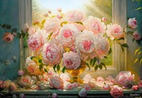 Castorland puzzle Hot Summer Peonies - 1000 pièces fleurs