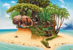 Castorland puzzle été Madère 1000 pièces jouet puzzle