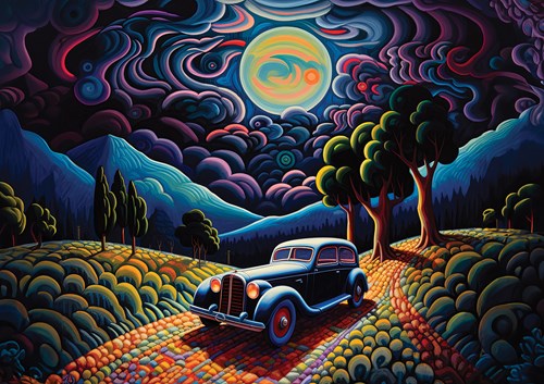 Art Puzzle puzzle A Night in Transylvania - puzzle 1000 pièces