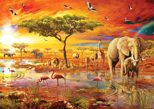 Art Puzzle puzzel Africa Safari - 3000 stukjes dieren