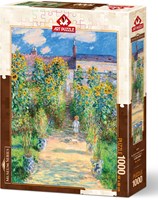 Art Puzzle puzzel Claude Monet tuin Vétheuil 1000 stukjes kunst-2