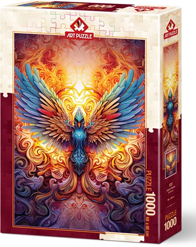 Art Puzzle puzzel Colorful Phoenix - 1000 stukjes kleurrijk-2