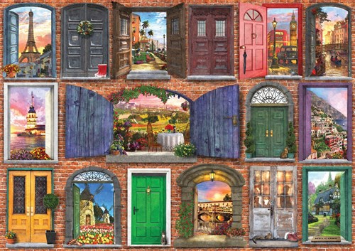 Art Puzzle puzzle Doors of Europe - 1000 pièces de plaisir