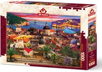 Art Puzzle puzzel Dubrovnik - 1000 stukjes legpuzzel volwassenen-2