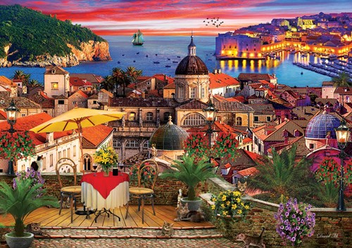 Art Puzzle puzzel Dubrovnik - 1000 stukjes legpuzzel volwassenen