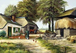 Art puzzel Farm House - 1000 stukjes