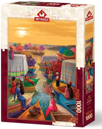 Art Puzzle legpuzzel Flower Harbor - 1000 stukjes kleurrijk puzzelplezier-2