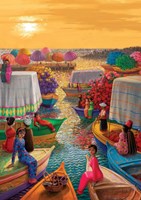 Art Puzzle legpuzzel Flower Harbor - 1000 stukjes kleurrijk puzzelplezier