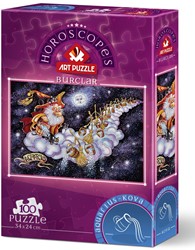 Art puzzel Horoscope - Aquarius puzzel - 100 stukjes