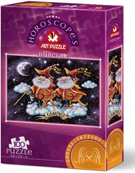 Art Puzzle puzzle Horoscope Gémeaux 100 pièces multicolore