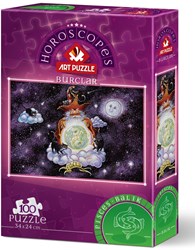 Art Puzzle puzzle Horoscope Poissons 100 pièces design coloré