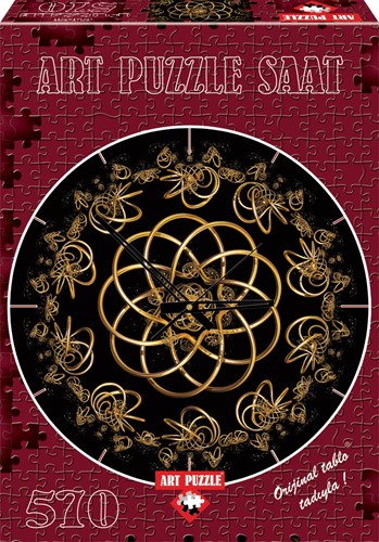Art Puzzle Puzzle-Uhr - Tanz mit der Nacht - 570 Teile-2