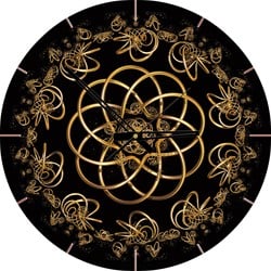 Art puzzel puzzel-Uhr - Tanz mit der Nacht - 570 stukjes