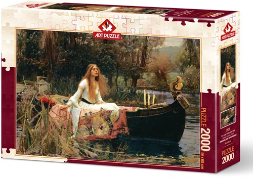 Art Puzzle kunst puzzel John William Waterhouse Lady of Shalott 2000 stukjes-2