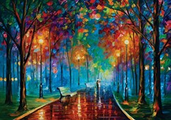 Art Puzzle kunst puzzel Leonid Afremov - Just The Two of Us - 1000 stukjes