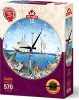Art Puzzle puzzelklok Aqua City - legpuzzel 570 stukjes multicolor-2