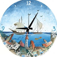 Art Puzzle puzzelklok Aqua City - legpuzzel 570 stukjes multicolor