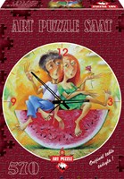 Art Puzzle puzzle horloge I Love You 570 pièces casse-tête-2