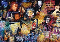 Art Puzzle puzzel The Doyens Of Music - 500 stukjes muziek